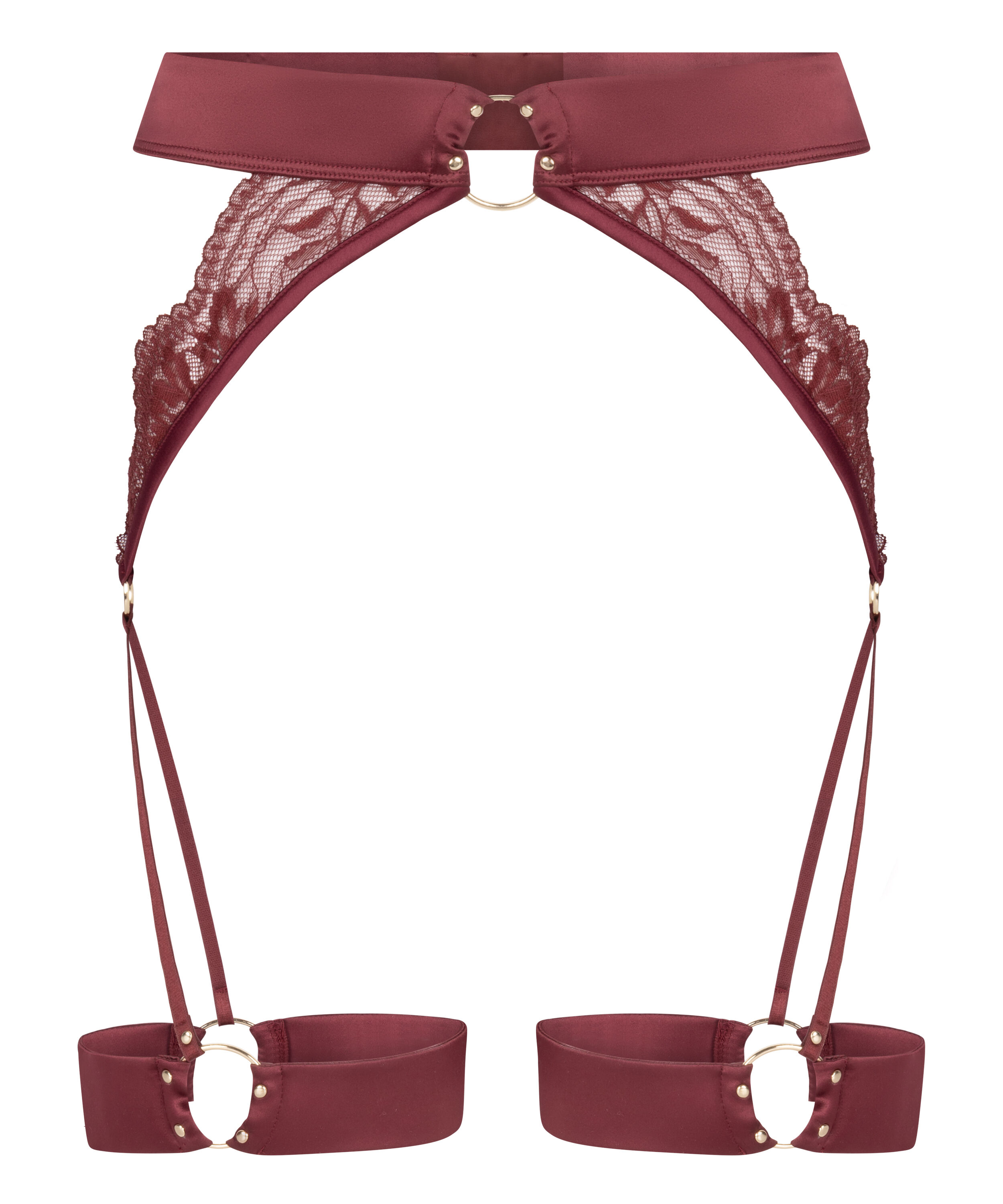 Pas do pończoch Marjolein, Czerwony