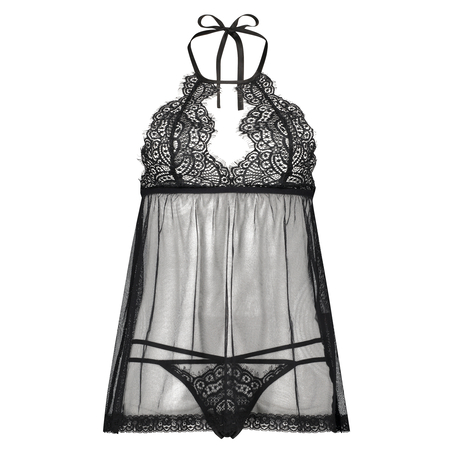 Babydoll Lace, Czarny