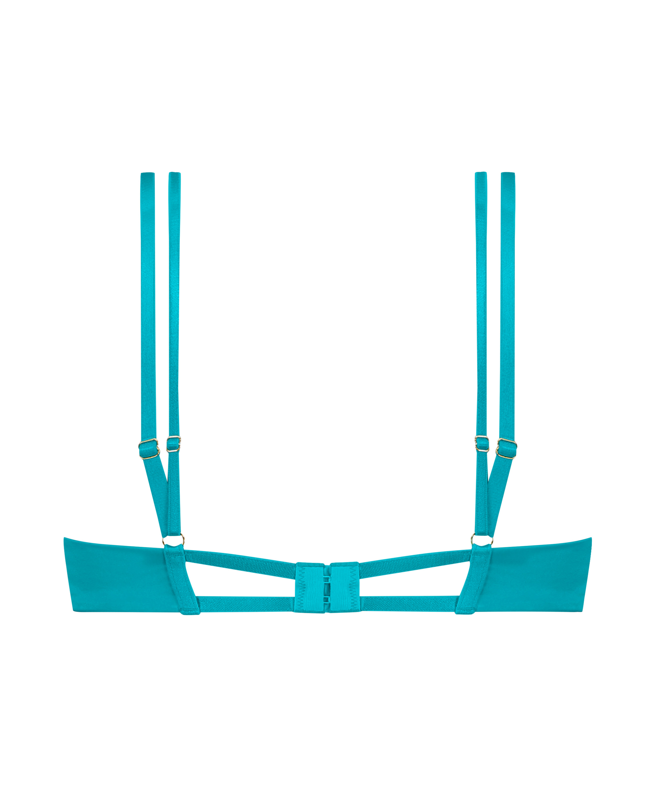 Biustonosz półusztywniany usztywniany z fiszbinami Ellie, Niebieski, main