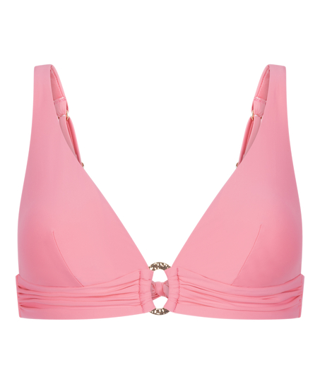 Triangle Bikini Top Luxe, R&oacute;żowy