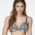Clementine Padded Underwired Push-Up Bra, Biały