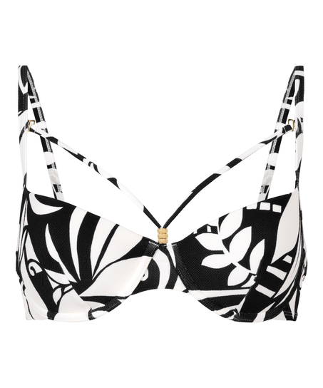 Top od bikini Mauritius, Czarny