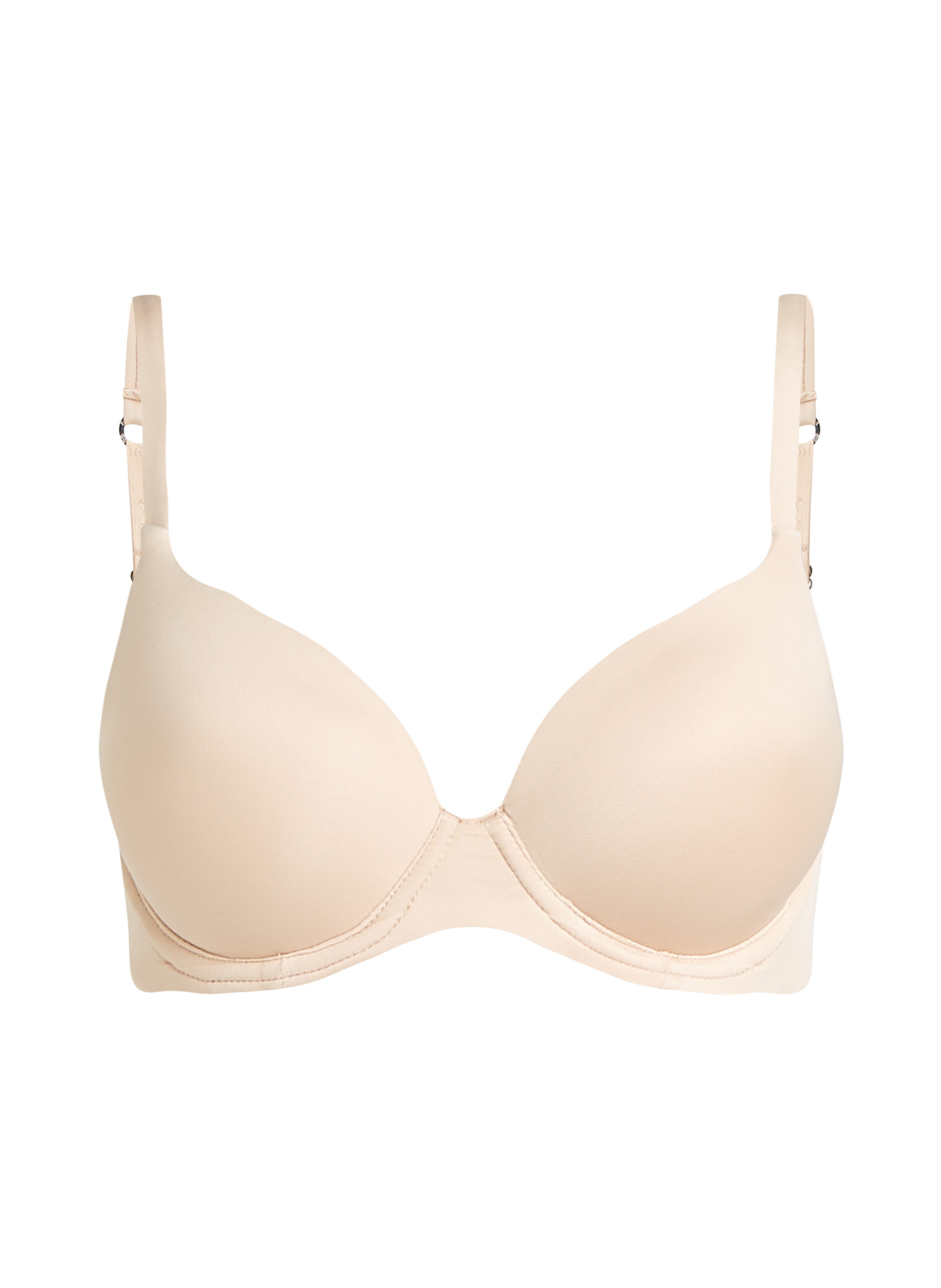 Biustonosz usztywniany z fiszbinami Super Soft, Beżowy