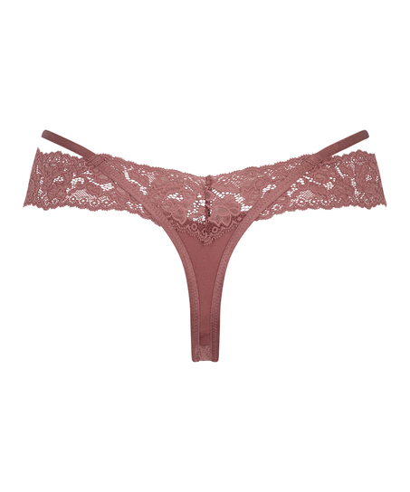 Stringi w kształcie litery V, z niskim stanem Elliena, Czerwony