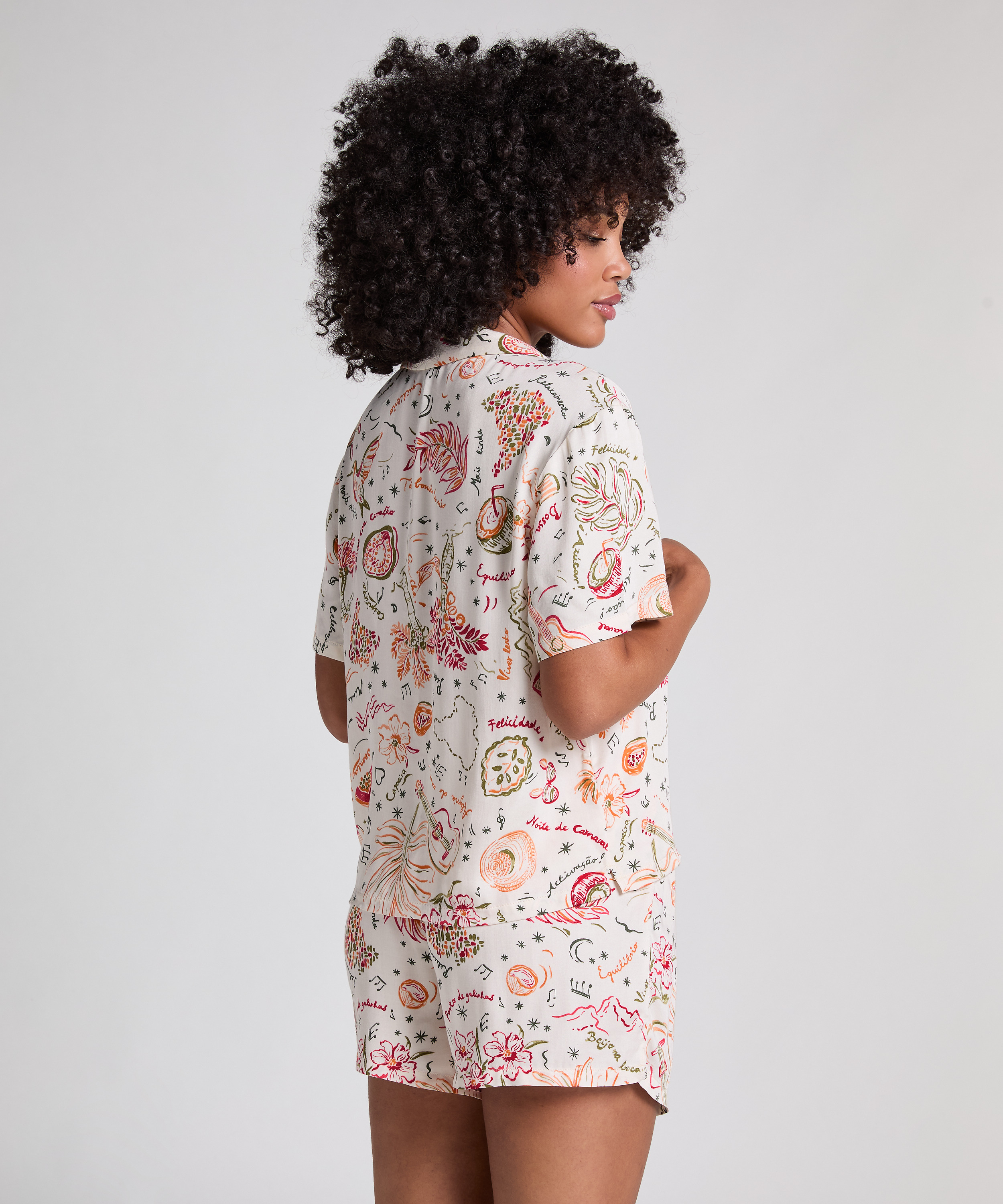 Satynowe szorty, Biały, main