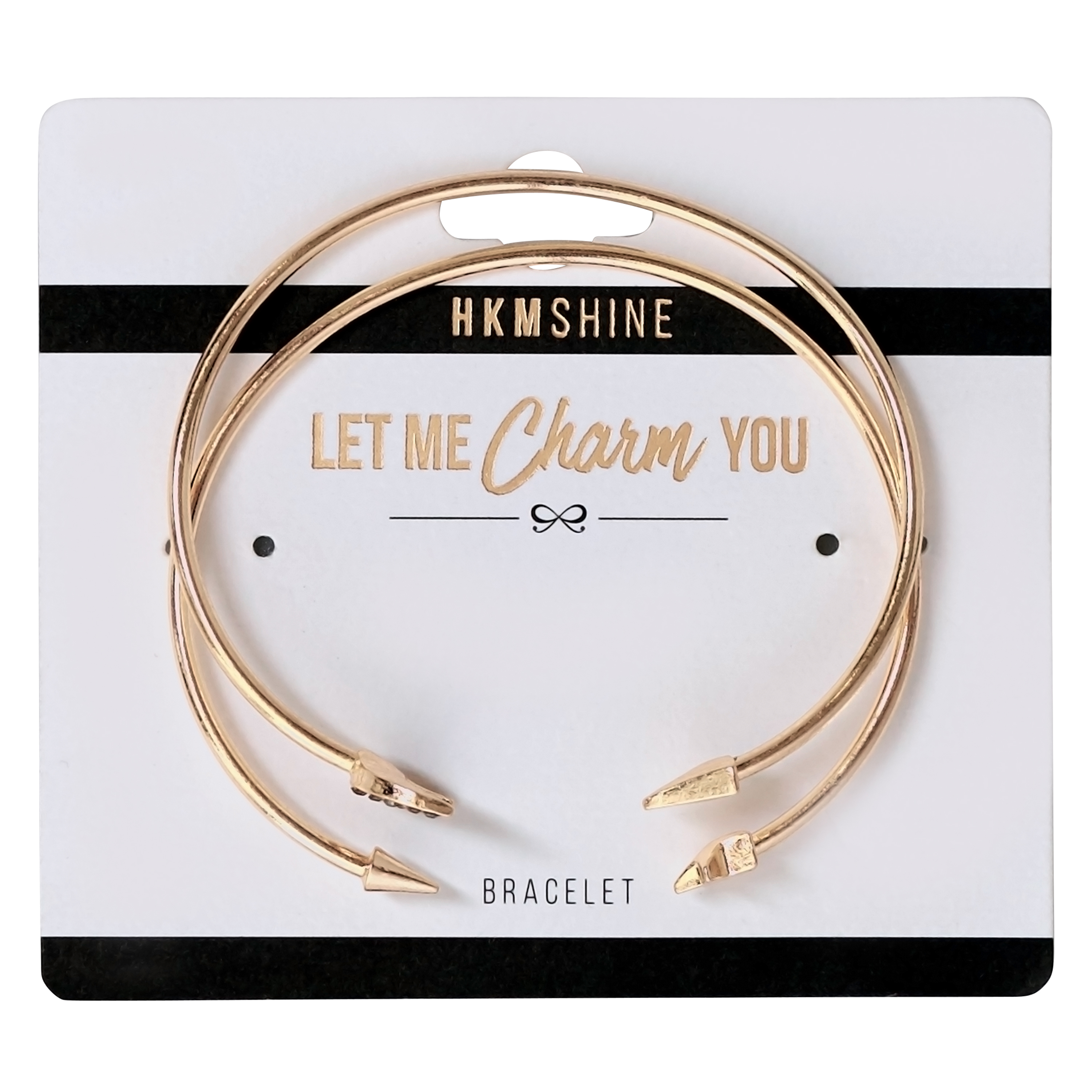 Star & Moon Bracelet Set, Żółty, main