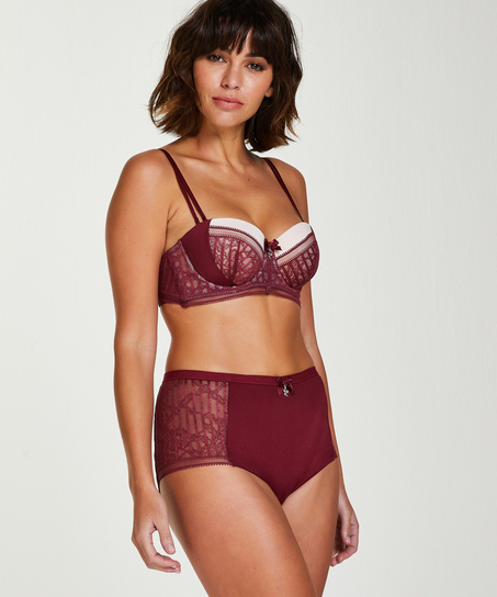Kriss padded strapless underwired bra I AM Danielle, Czerwony