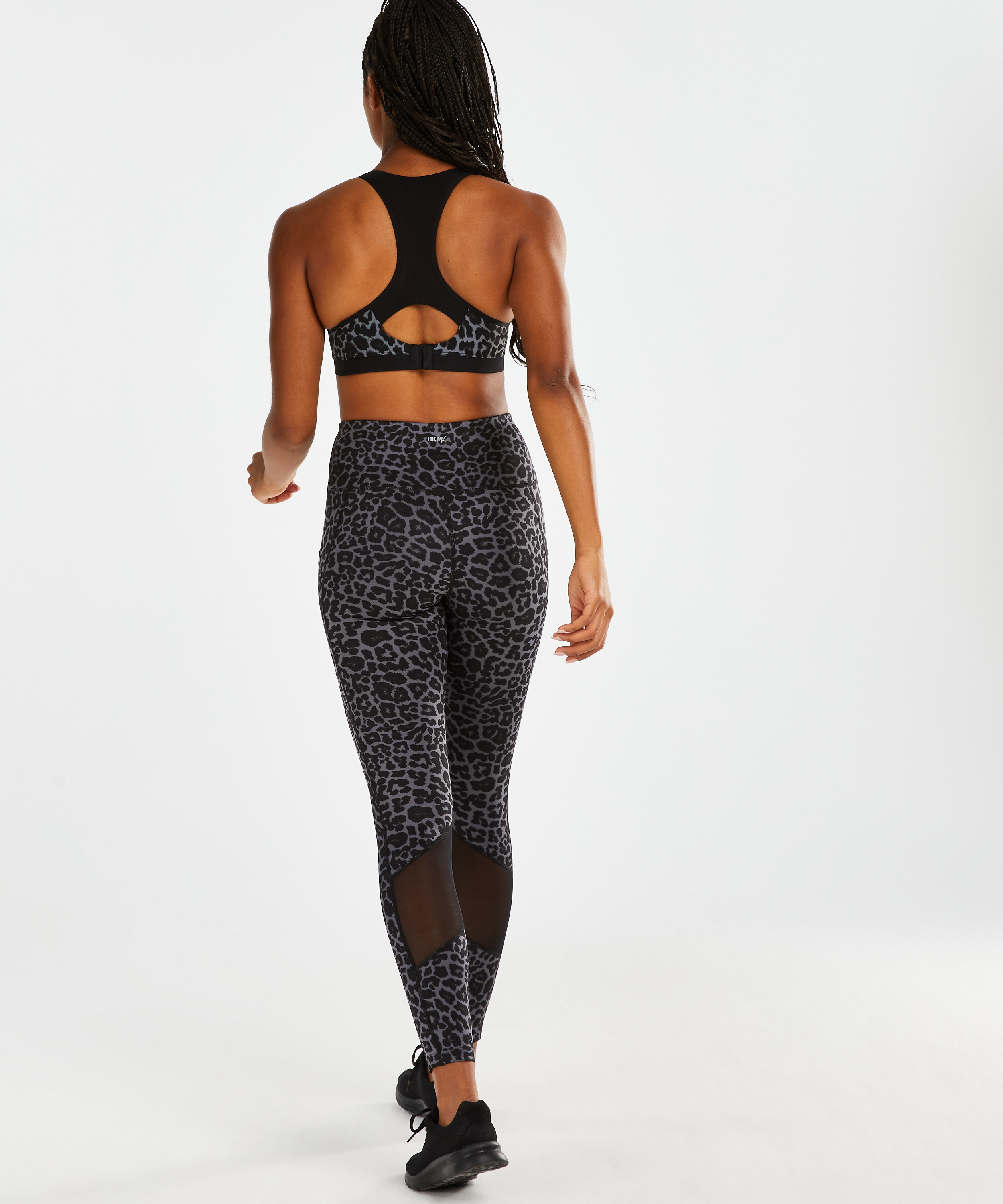 Legginsy z wysokim stanem HKMX Oh My Squat, Szary, main