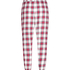 Twill Check Pyjama Pants, Czerwony