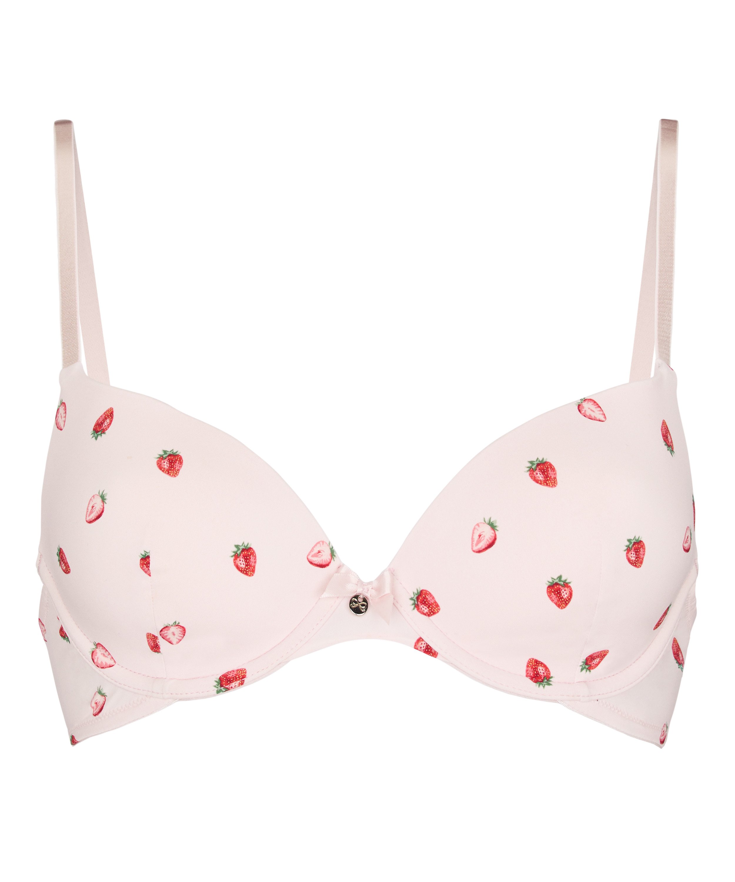 Biustonosz usztywniany z fiszbinami Plunge, R&oacute;żowy, main