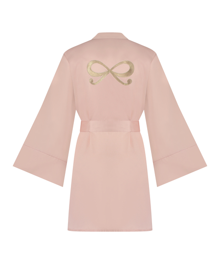 Satynowe kimono, Różowy