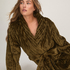 Szlafrok Jacqueared Fleece, Zielony