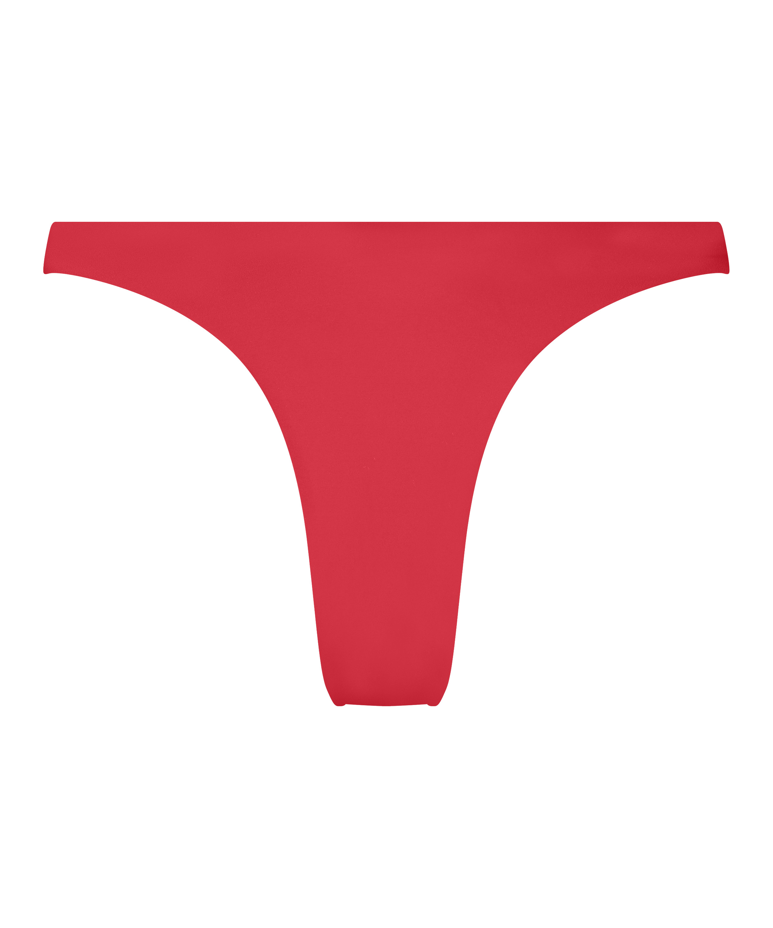 Majtki Bikini Wysoko Krojona Luxe, Czerwony, main