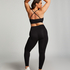 Legginsy z wysokim stanem, Czarny