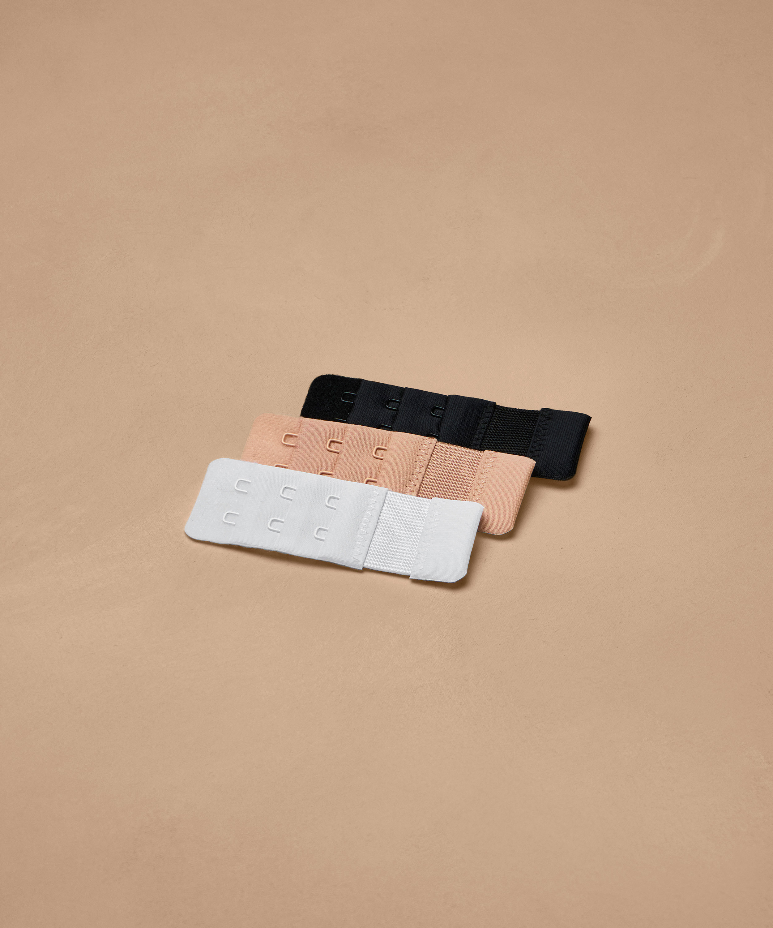 3-pak przedłużek do biustonosza, Biały, main