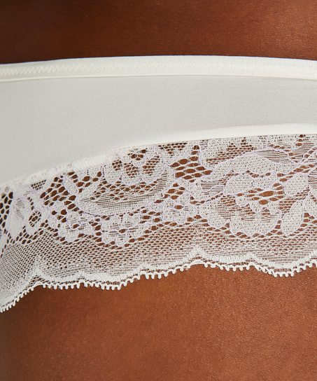 Camile thong boxers, Biały