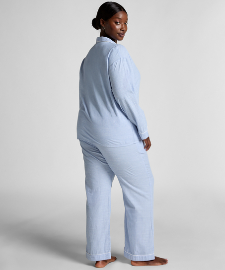 Kurtka bawełniana, Niebieski