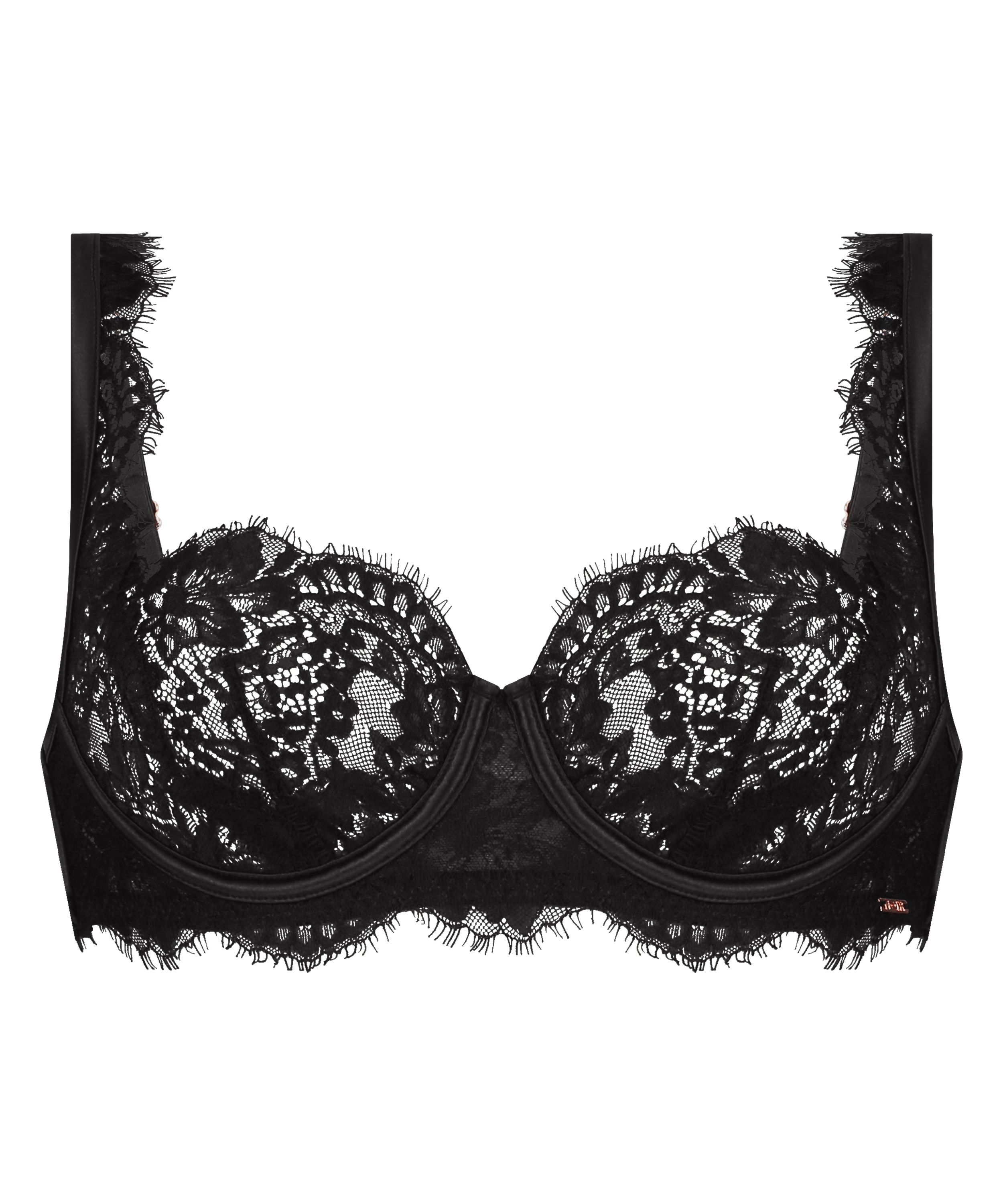 Nieusztywniany biustonosz z fiszbinami Chalice, Czarny, main