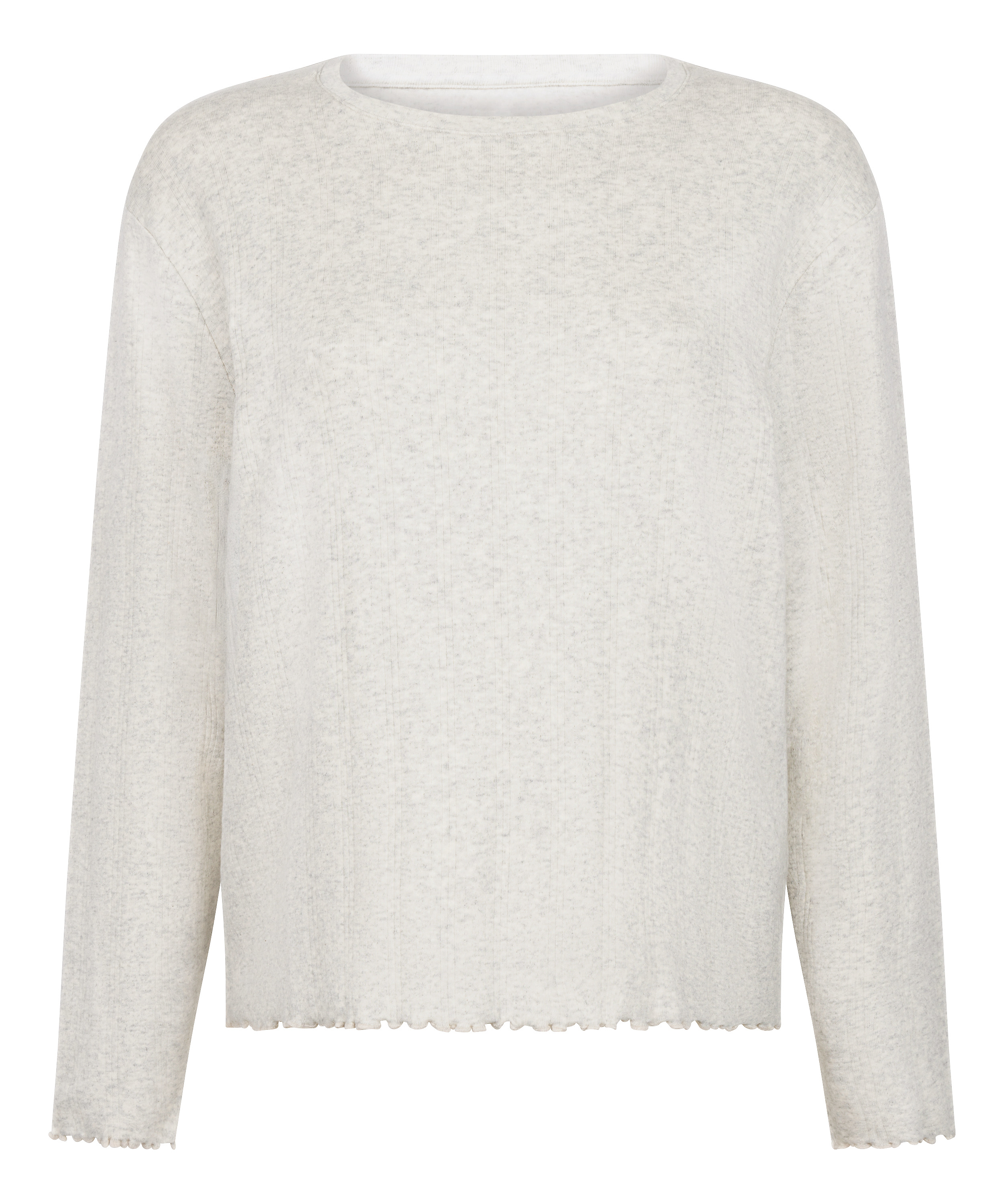 Piżama Top Loose Pointelle, Szary, main