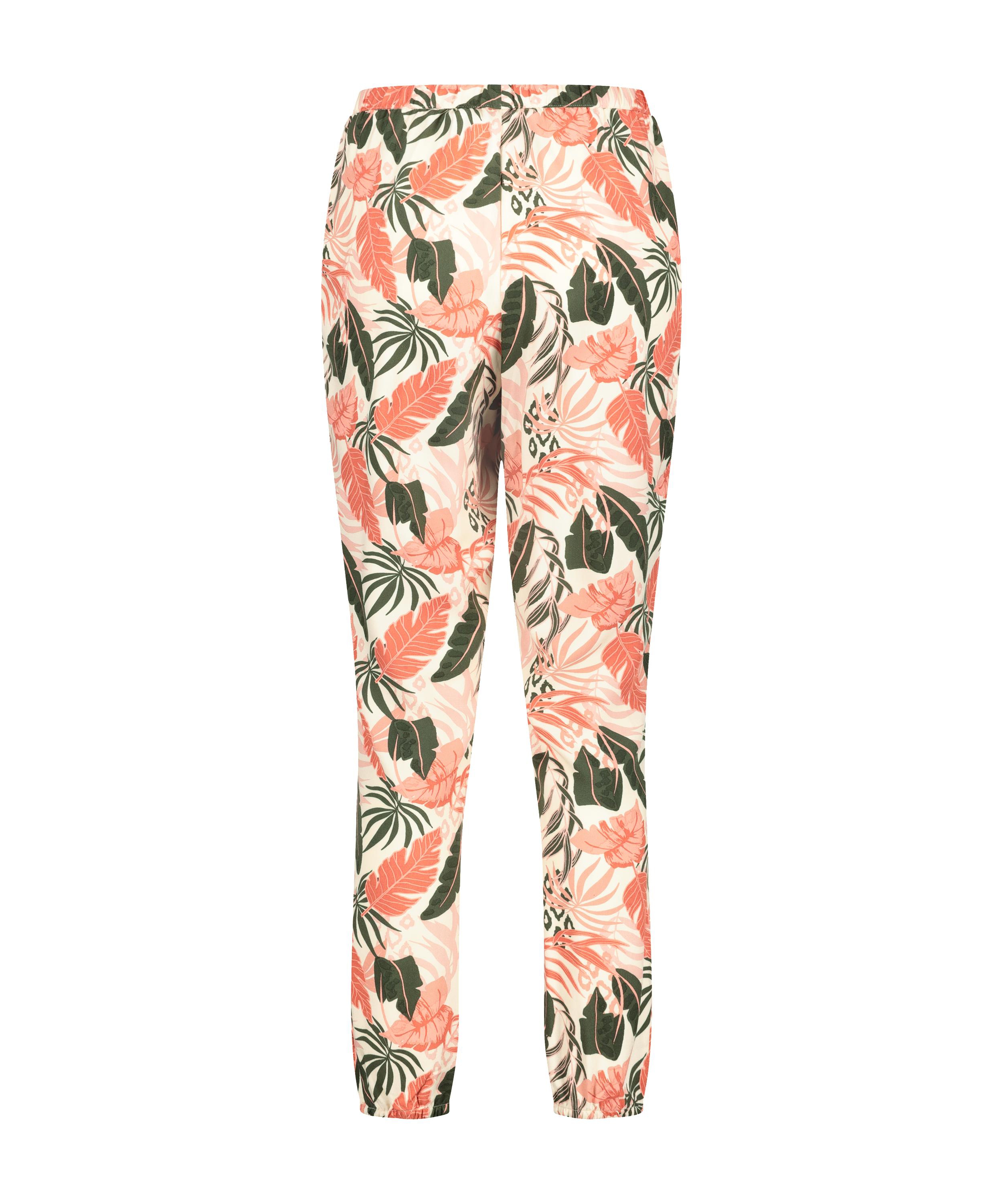 Spodnie od piżamy z tkaniny Tall, Beżowy, main