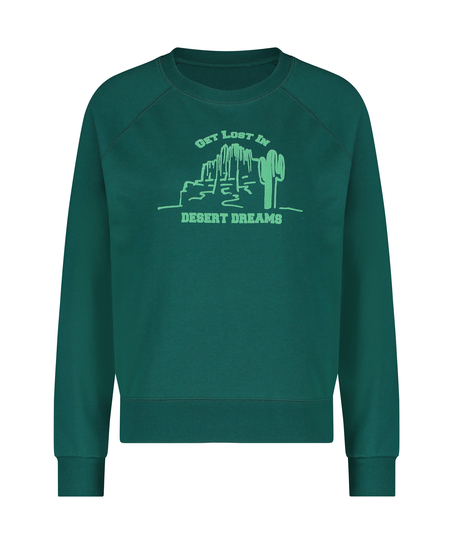 Top z długim rękawem Sweat Desert, Szary
