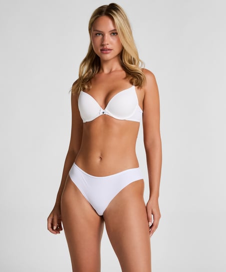 Brazyliany Lace Back, Biały