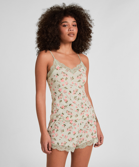 Zestaw piżamowy, Zielony