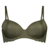 Angie Padded Underwired Bra, Zielony