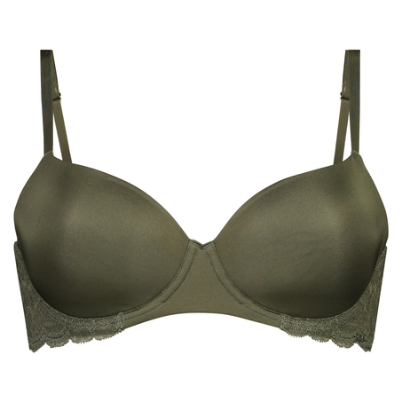 Angie Padded Underwired Bra, Zielony