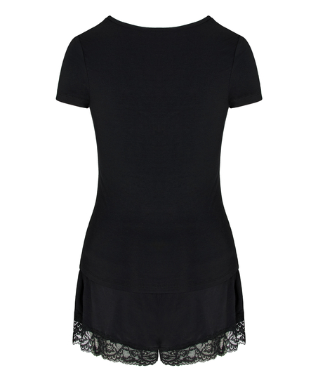 Komplet Piżamy Nana, Czarny