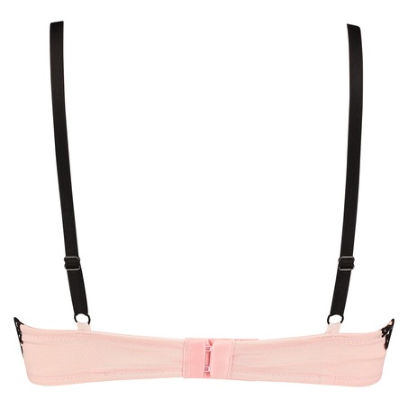 Padded underwired  bra Lory, Różowy