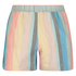 Chambray stripe pyjama shorts, R&oacute;żowy