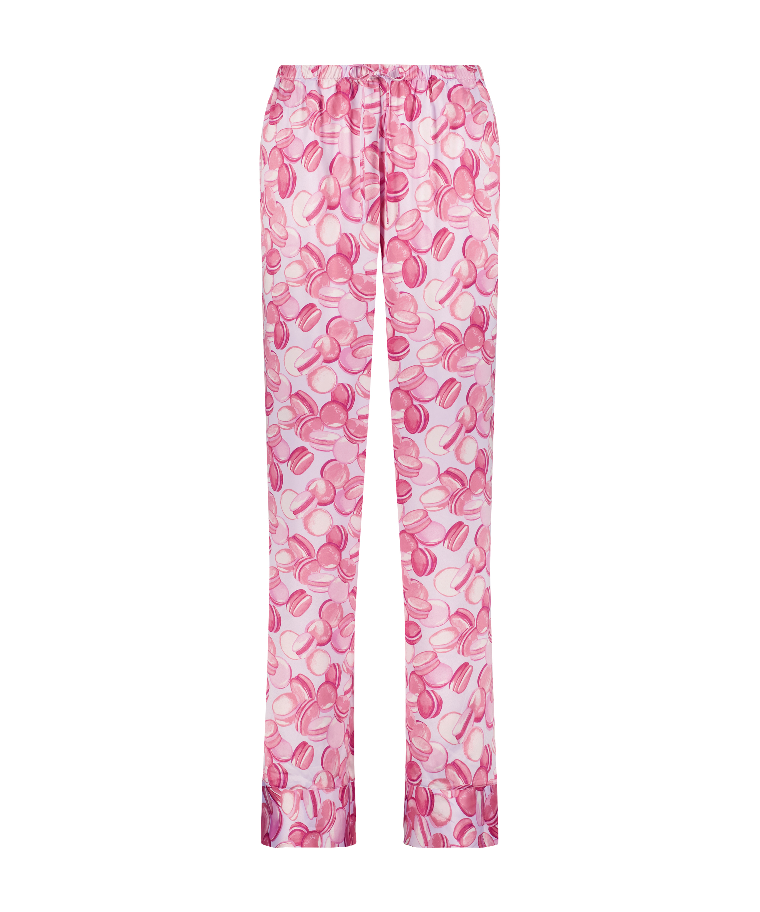 Spodnie z satyny, Fioletowy, main