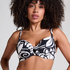 Top od bikini Mauritius, Czarny