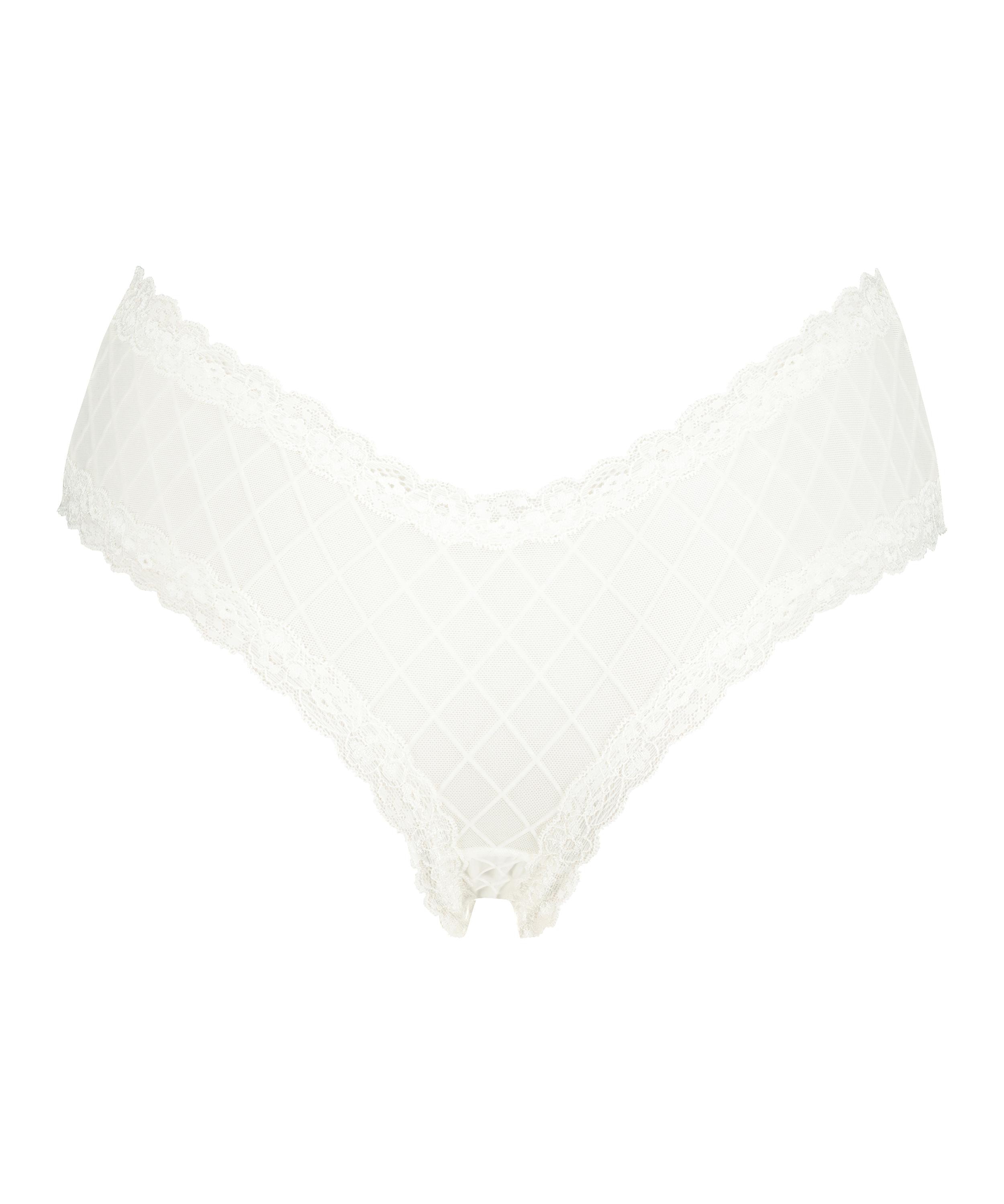 Brazyliany V-shape Mesh, Biały, main
