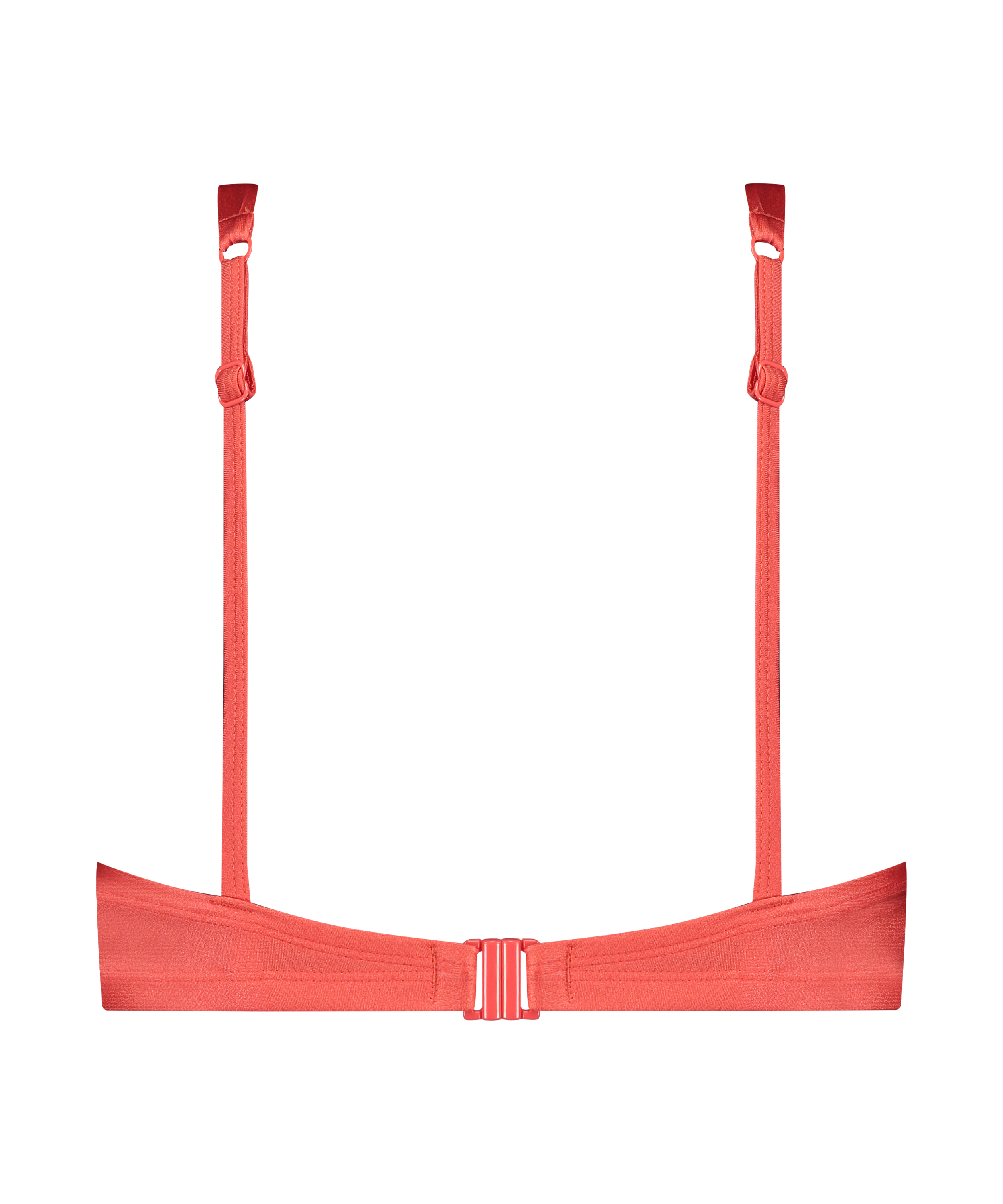 Góra od bikini push-up Luxe miseczki A – E, Czerwony, main