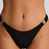 Figi od bikini Cabo z wysokim stanem, Czarny