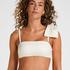 Bandeau Bikini Top Como, Biały