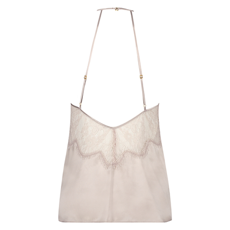 Silk cami top, Różowy