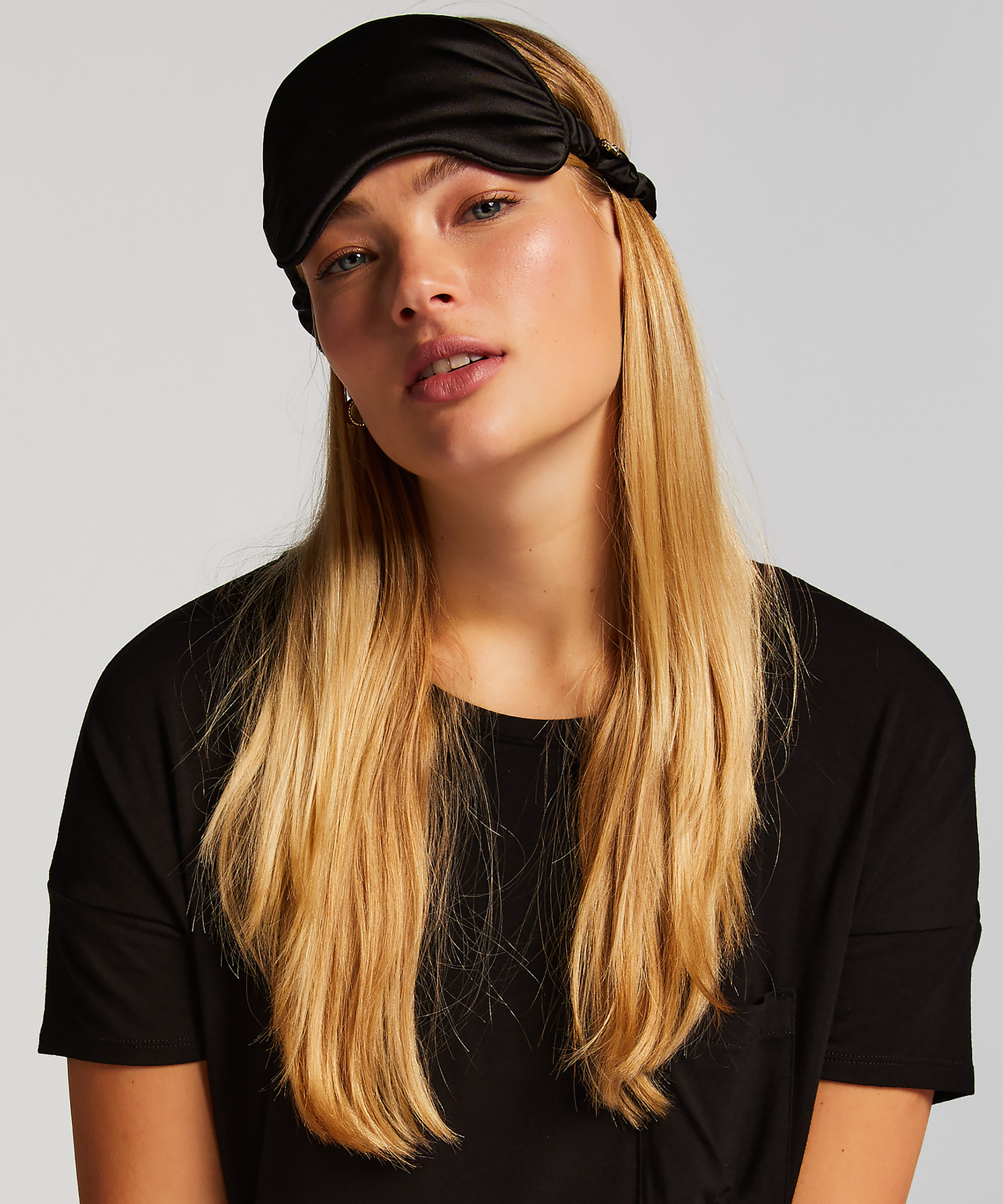 Maska do spania, Czarny, main