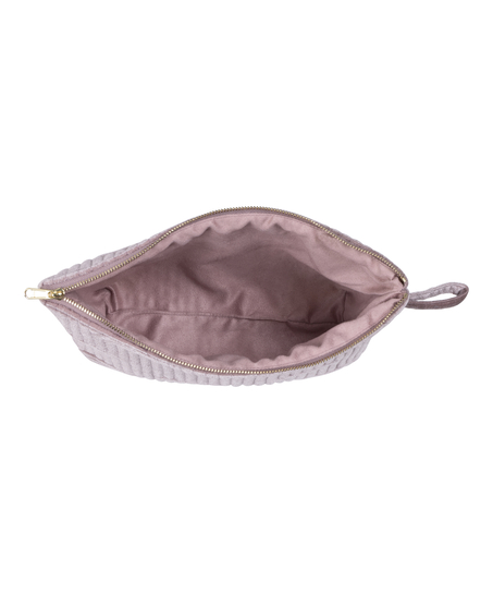 Welurowa kosmetyczka Duży, Fioletowy