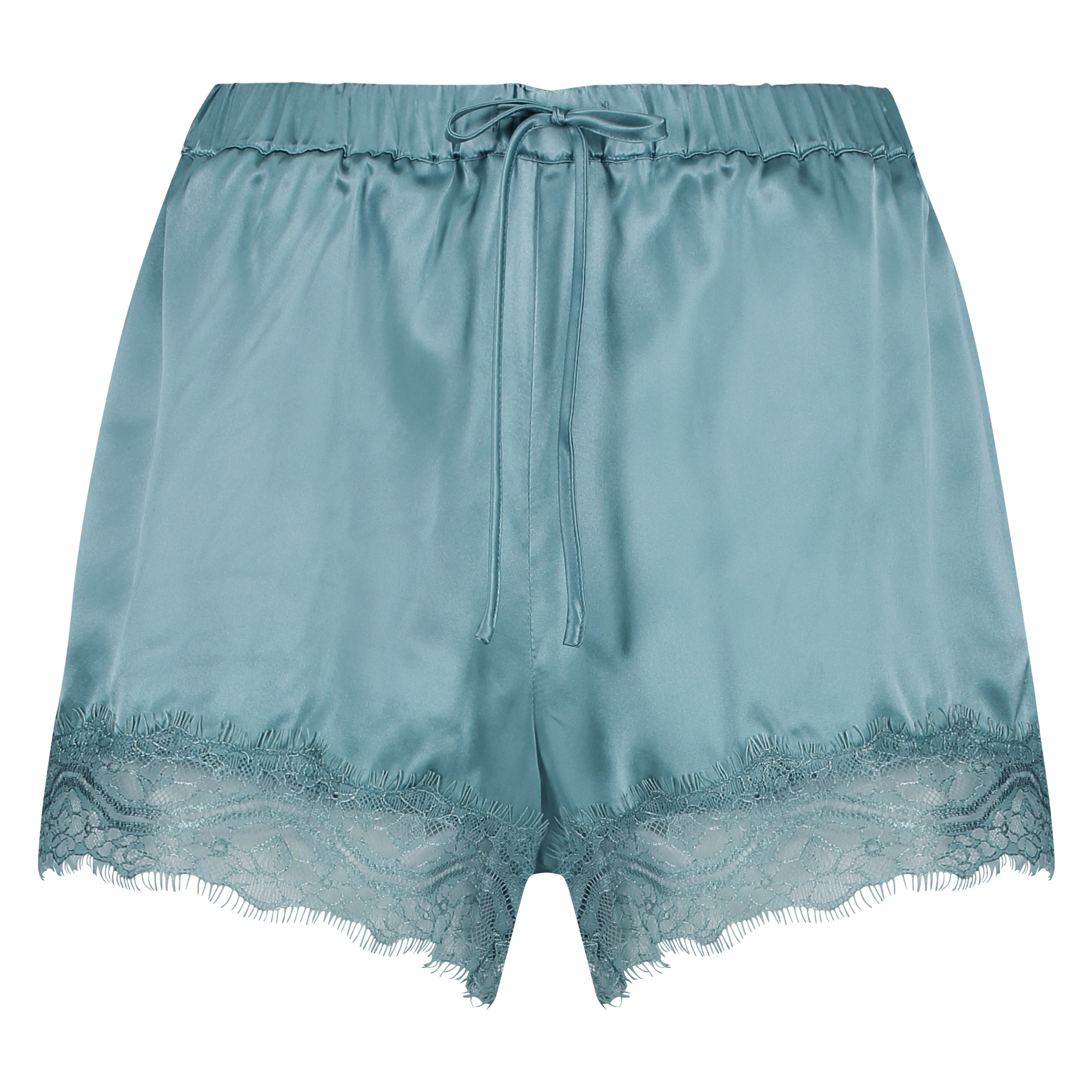 Silk pyjama shorts, Niebieski, main