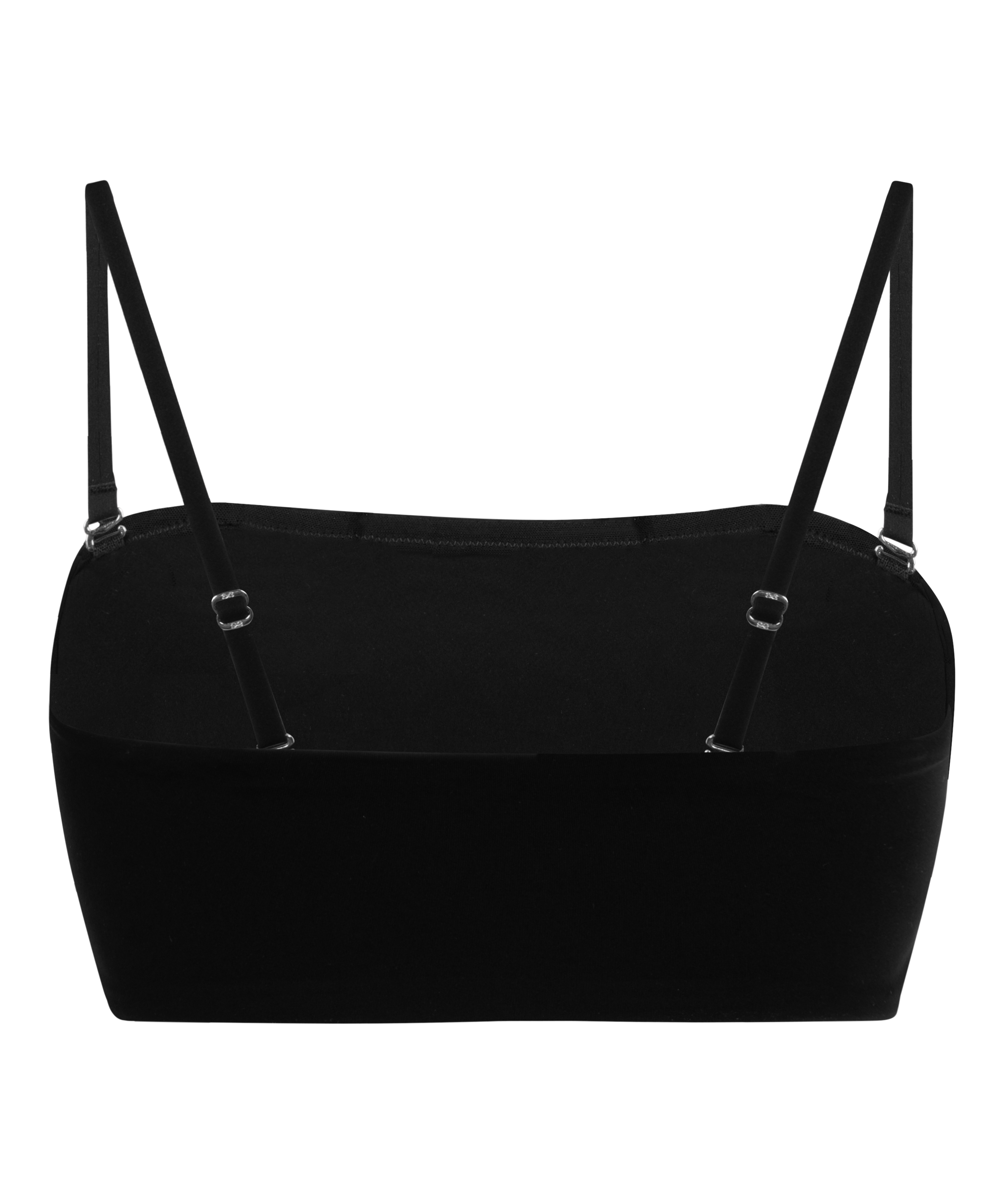 Bandeau Bralette Smooth, Czarny, main