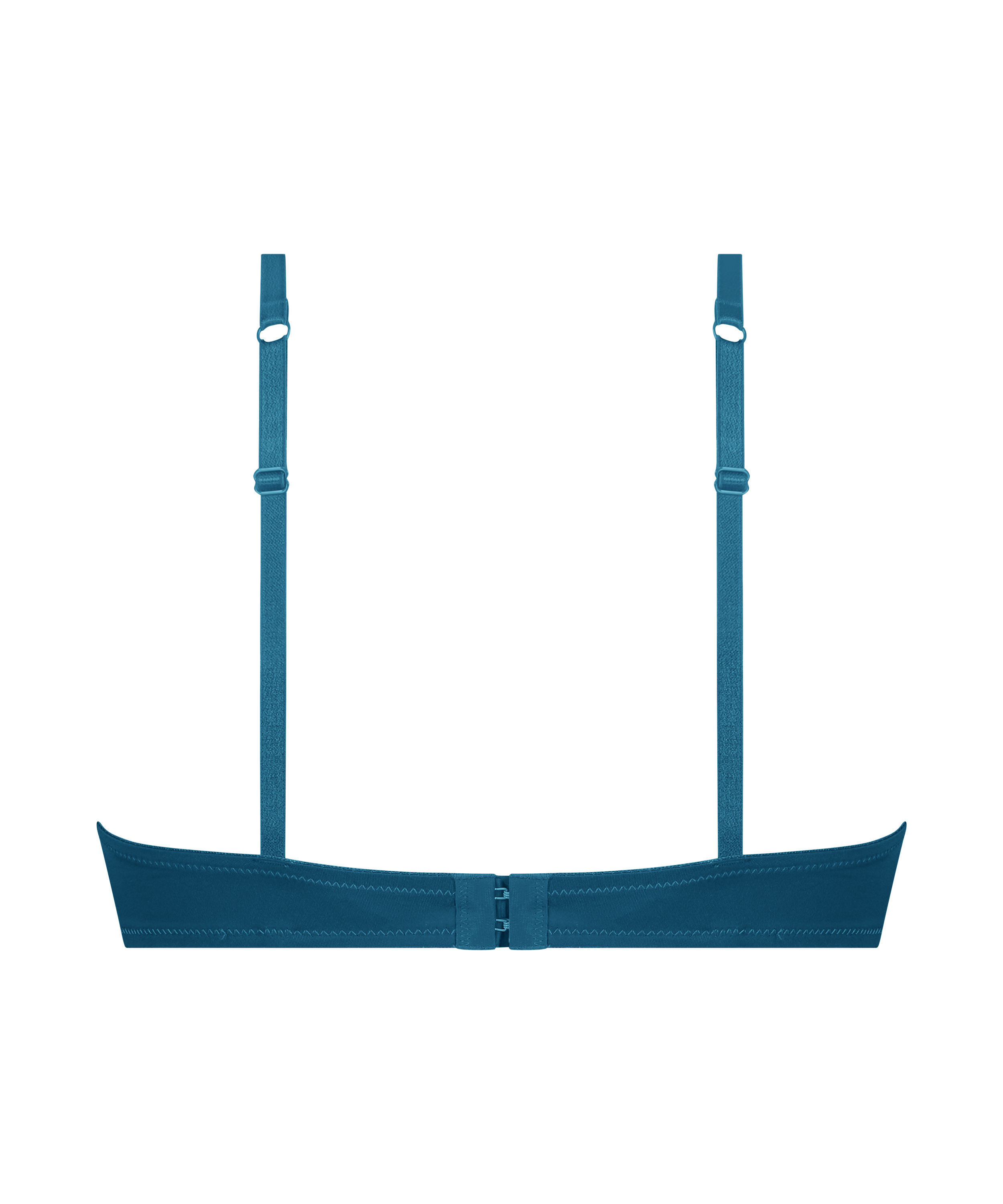 Biustonosz usztywniany z fiszbinami Lace & Shine, Niebieski, main