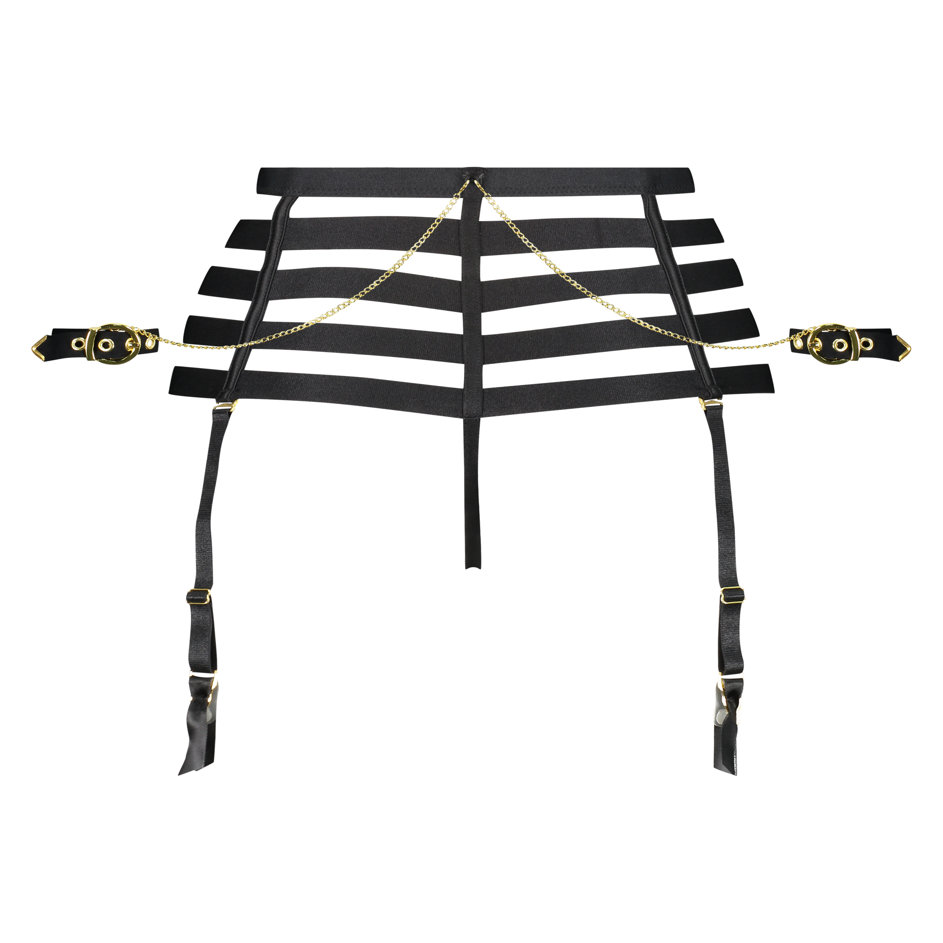 Honey high thong, Czarny, main