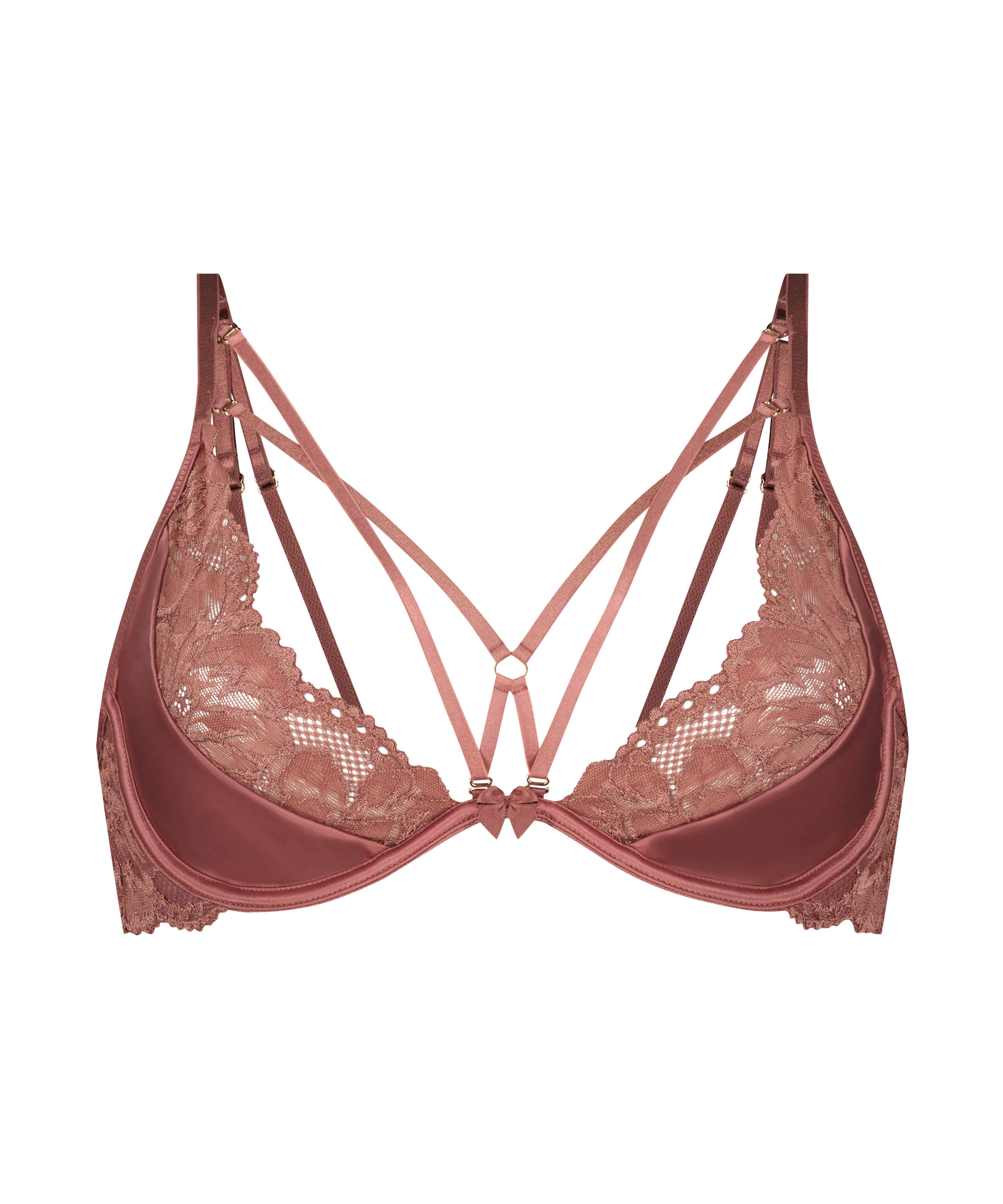 Biustonosz nieusztywniany z fiszbinami Extrovert, Fioletowy, main