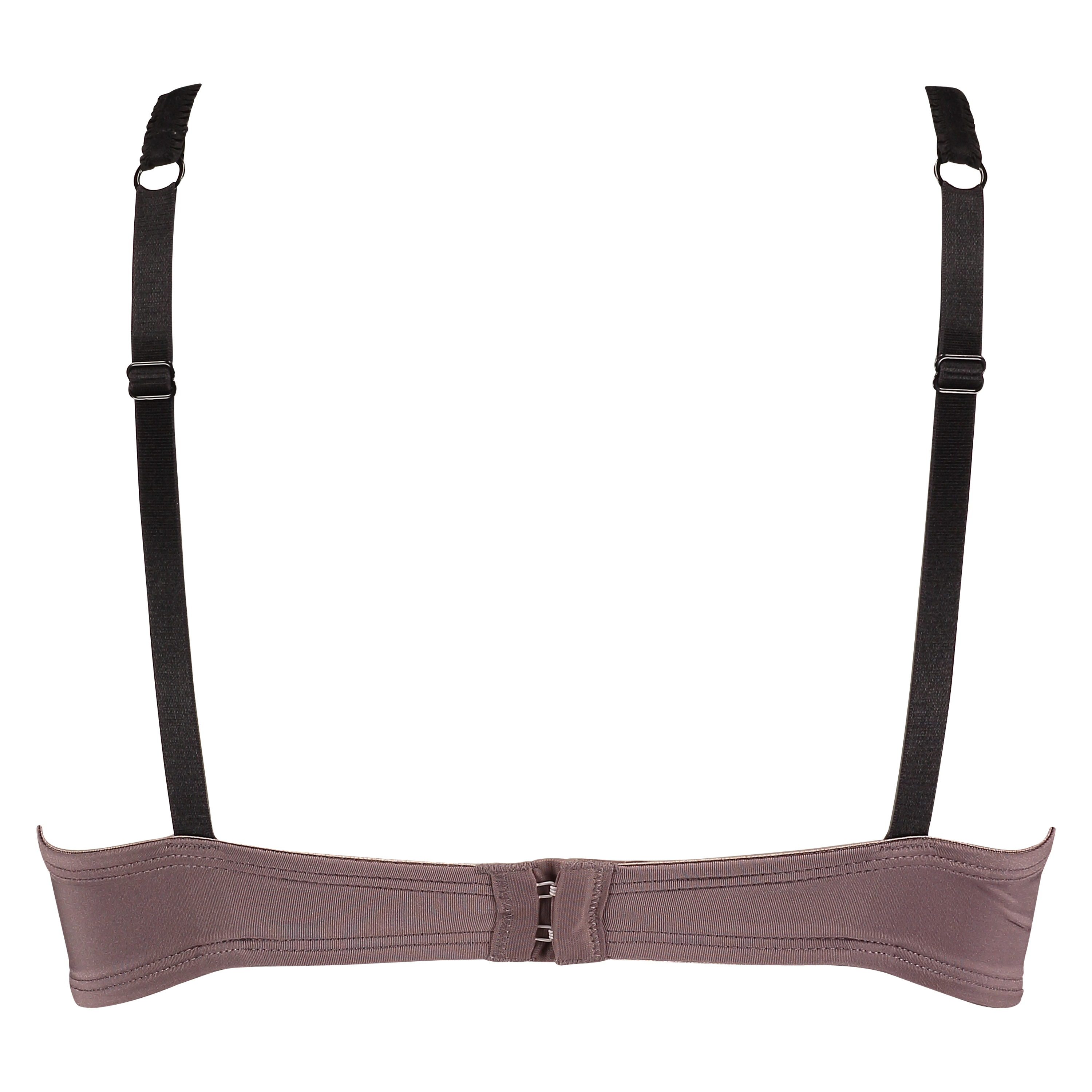 Padded underwired bra Loulou, Brązowy, main