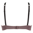 Padded underwired bra Loulou, Brązowy