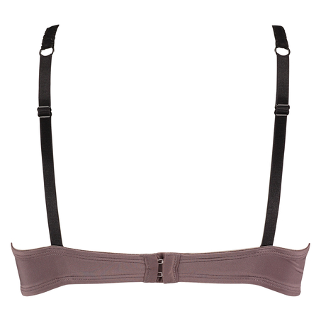 Padded underwired bra Loulou, Brązowy