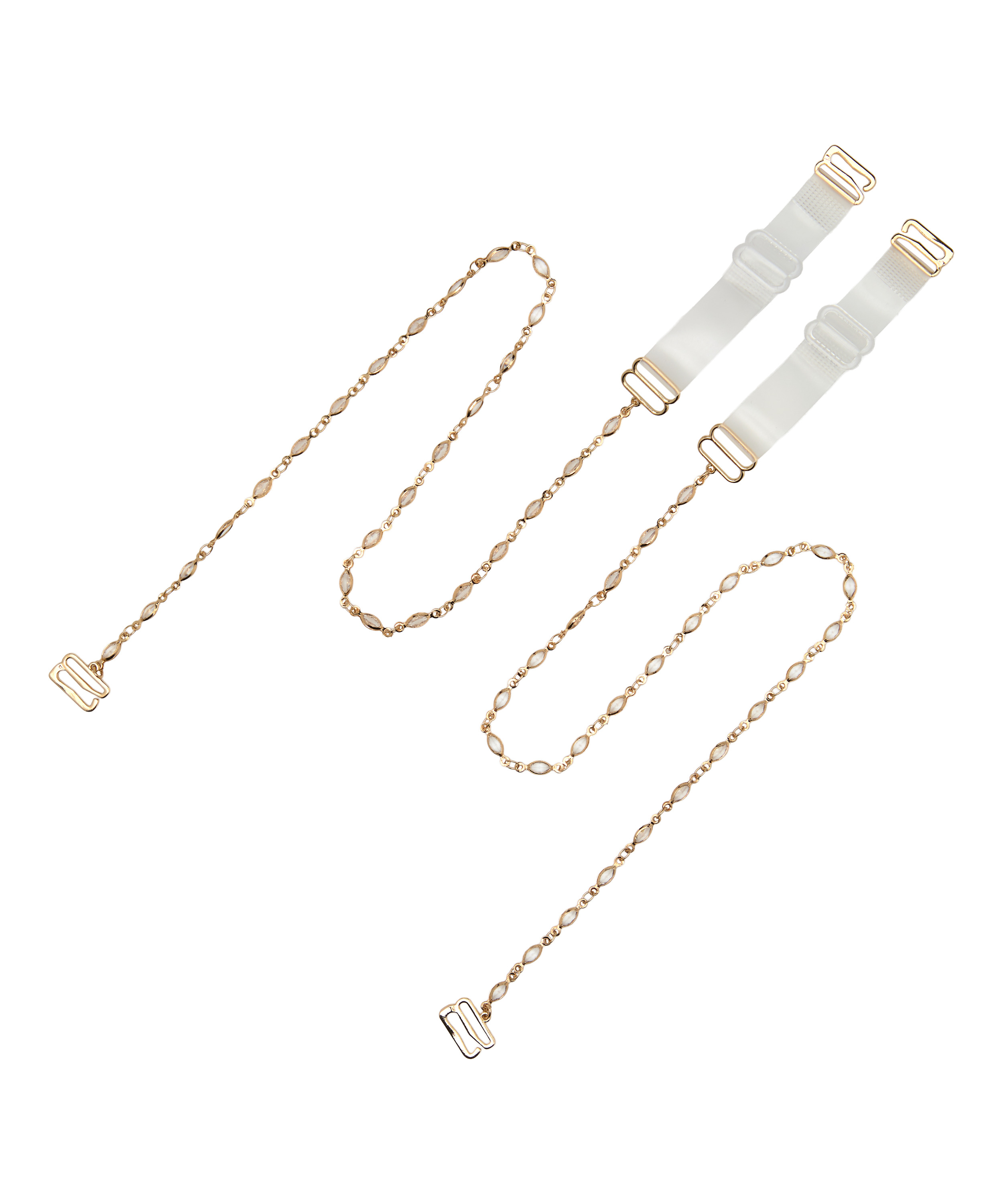 Jewel Bra Straps, Ż&oacute;łty, main
